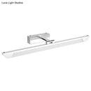 GobekUsa Modern LED Vanity Light Fixture - Swivelable Linear Acrylic Wall Mount Lamp for Bathrooms