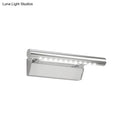 GobekUsa Modern Metal LED Vanity Light in Chrome with Warm/White Light