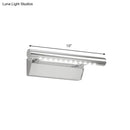 GobekUsa Modern Metal LED Vanity Light in Chrome with Warm/White Light