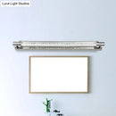 GobekUsa Modern Chrome LED Vanity Light with Adjustable Warm/White/Third Gear Settings for Bathroom - 19.5"/23.5" Width