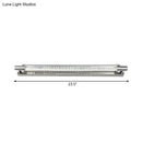GobekUsa Modern Chrome LED Vanity Light with Adjustable Warm/White/Third Gear Settings for Bathroom - 19.5"/23.5" Width