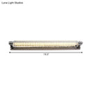 GobekUsa Modern Chrome LED Vanity Light with Adjustable Warm/White/Third Gear Settings for Bathroom - 19.5"/23.5" Width