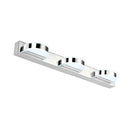 GobekUsa Waterproof LED Vanity Mirror Light with Acrylic Lampshade - Chrome Sconce Lamp in Warm/White Light