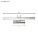 GobekUsa 16"/22" LED Bathroom Vanity Mirror Light with Aluminum Frame - Modern Style, White/Warm Lighting
