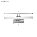 GobekUsa 16"/22" LED Bathroom Vanity Mirror Light with Aluminum Frame - Modern Style, White/Warm Lighting