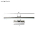GobekUsa 16"/22" LED Bathroom Vanity Mirror Light with Aluminum Frame - Modern Style, White/Warm Lighting