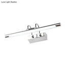 GobekUsa Cylindrical LED Wall Lamp in Contemporary Style - Acrylic and Metal, Nickel Finish, Warm/White Light - 18"/22