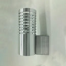 GobekUsa Modern Chrome LED Wall Lamp with Hollow Design and Warm/White Light