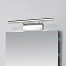 GobekUsa Stainless Steel Vanity Lamp: Minimalist Nickel LED Wall Light with Pivot Joint