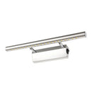 GobekUsa Stainless Steel Vanity Lamp: Minimalist Nickel LED Wall Light with Pivot Joint
