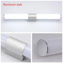 Modern chrome led wall light mirror bathroom sconce warm white by Decorbites