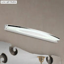 GobekUsa Sleek Modern Metal Vanity Lighting: Oval Shade LED Wall Light Sconce in Chrome, 15"/21" Dia, Warm/White Light