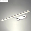 GobekUsa Stainless Steel LED Wall Light with Adjustable Joint - Modern Bar Vanity Sconce for Bath