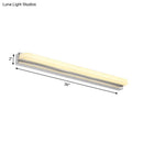 GobekUsa Modern LED Wall Mounted Vanity Light with Acrylic Shade, Chrome Sconce Lighting in Warm/White, 16.5"/20.5" W