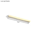 GobekUsa Modern LED Wall Mounted Vanity Light with Acrylic Shade, Chrome Sconce Lighting in Warm/White, 16.5"/20.5" W