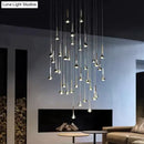 GobekUsa Lyra -  LED Water Drop Chandelier