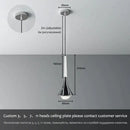 GobekUsa Lyra -  LED Water Drop Chandelier