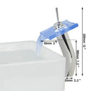 GobekUsa LED Waterfall Glass Basin Mixer Faucet