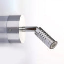 GobekUsa Modern Mini Tubed LED Wall Lamp- Bathroom Chrome Sconce Light Fixture in Warm/White Lighting