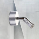 GobekUsa Modern Mini Tubed LED Wall Lamp- Bathroom Chrome Sconce Light Fixture in Warm/White Lighting