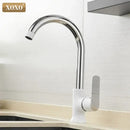 GobekUsa Brass Single Handle Kitchen Faucet Mixer Tap with 360° Rotation