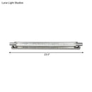 GobekUsa Modern Chrome LED Vanity Light with Adjustable Warm/White/Third Gear Settings for Bathroom - 19.5"/23.5" Width