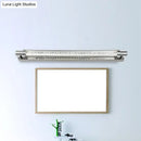 GobekUsa Modern Chrome LED Vanity Light with Adjustable Warm/White/Third Gear Settings for Bathroom - 19.5"/23.5" Width