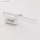 GobekUsa Modern LED Bathroom Wall Vanity Light with Rectangle Acrylic Shade and Warm/White Light