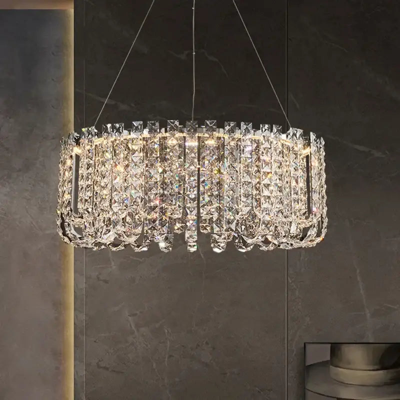 GobekUsa Crystal Pendant Ceiling Lamp LED Luxury Hanging Light, photo 3 of 13
