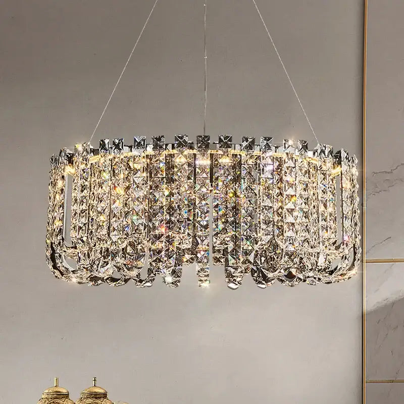 GobekUsa Crystal Pendant Ceiling Lamp LED Luxury Hanging Light, photo 2 of 13