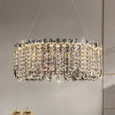 GobekUsa Crystal Pendant Ceiling Lamp LED Luxury Hanging Light
