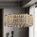 GobekUsa Crystal Pendant Ceiling Lamp LED Luxury Hanging Light