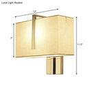 GobekUsa Modern Fabric LED Wall Sconce in Chrome - Stylish Lighting for Living Room