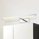 GobekUsa Simple Style Aluminum LED Sconce Wall Light in Chrome, customized Width (19"/23") - Warm/White Light