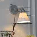 GobekUsa Clear Glass LED Wall Lamp, Up Down Rotate, Dining Aisle Bar Light