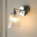 GobekUsa Clear Glass LED Wall Lamp, Up Down Rotate, Dining Aisle Bar Light