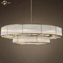 GobekUsa Glass Chandeliers: Elegant LED Pendant Hanging Lights for Home, Hotel, and Restaurant