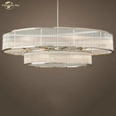 GobekUsa Glass Chandeliers: Elegant LED Pendant Hanging Lights for Home, Hotel, and Restaurant
