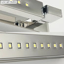 GobekUsa Modern Rotatable Stainless Steel LED Vanity Sconce Light - 18.5"/24" - Chrome, Warm/White Lighting
