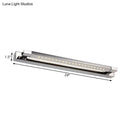GobekUsa Modern Rotatable Stainless Steel LED Vanity Sconce Light - 18.5"/24" - Chrome, Warm/White Lighting