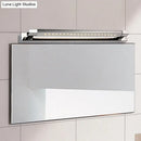 GobekUsa Modern Rotatable Stainless Steel LED Vanity Sconce Light - 18.5"/24" - Chrome, Warm/White Lighting