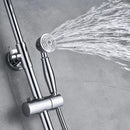 GobekUsa Brass Shower Mixer Faucet Set with Handshower and 8" Rainfall Head