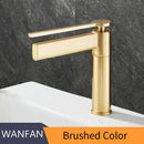 GobekUsa Basin Faucet: Single Handle Deck Mounted Brass Bathroom Mixer for Sink - Hot/Cold