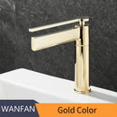 GobekUsa Basin Faucet: Single Handle Deck Mounted Brass Bathroom Mixer for Sink - Hot/Cold