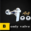 GobekUsa Brass Single Handle Hot Cold Shower Mixer with Hand Shower