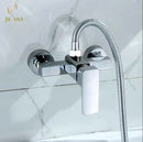 GobekUsa Brass Single Handle Hot Cold Shower Mixer with Hand Shower