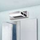 GobekUsa Modern Square Acrylic Vanity Light with Chrome Wall Mount - Available in 1-4 Lights