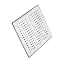 GobekUsa 16" Chrome Brass LED Rain Shower Head; Ultra Thin Square Design, Color Changing