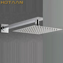 GobekUsa 20cmx20cm Ultra Thin Rain Shower Head with 42cm Arm