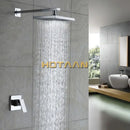 GobekUsa Brass Lanos Rain Shower Set, Bath Mixer Wall Tap for Hotels